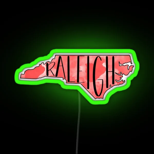 Raleigh NC RGB Neon Sign