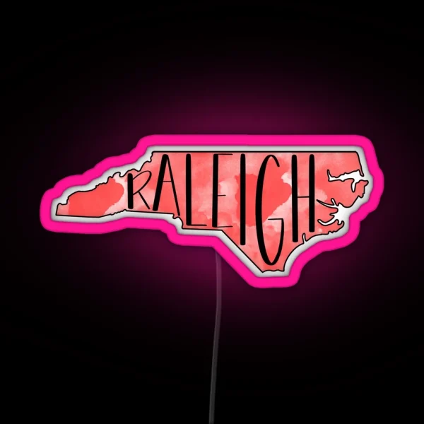 Raleigh NC RGB Neon Sign