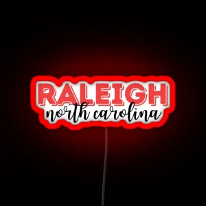 Raleigh North Carolina Led RGB Neon Sign