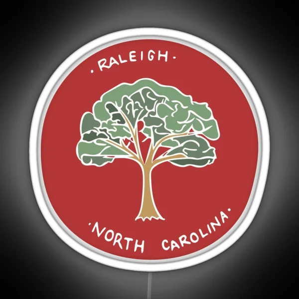Raleigh North Carolina RGB Neon Sign