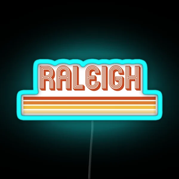 Raleigh Retro 1968 RGB Neon Sign