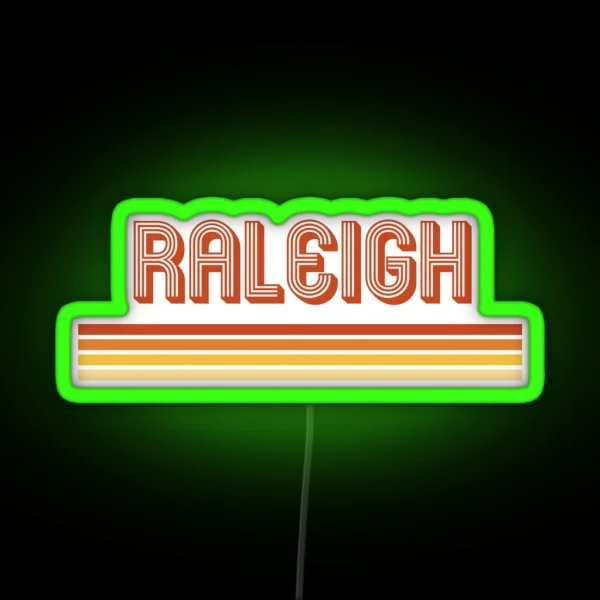Raleigh Retro 1968 RGB Neon Sign