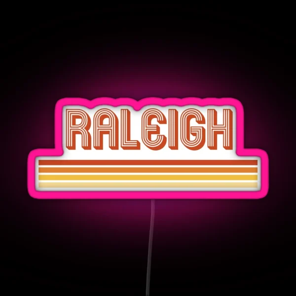 Raleigh Retro 1968 RGB Neon Sign