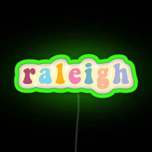 Raleigh RGB Neon Sign