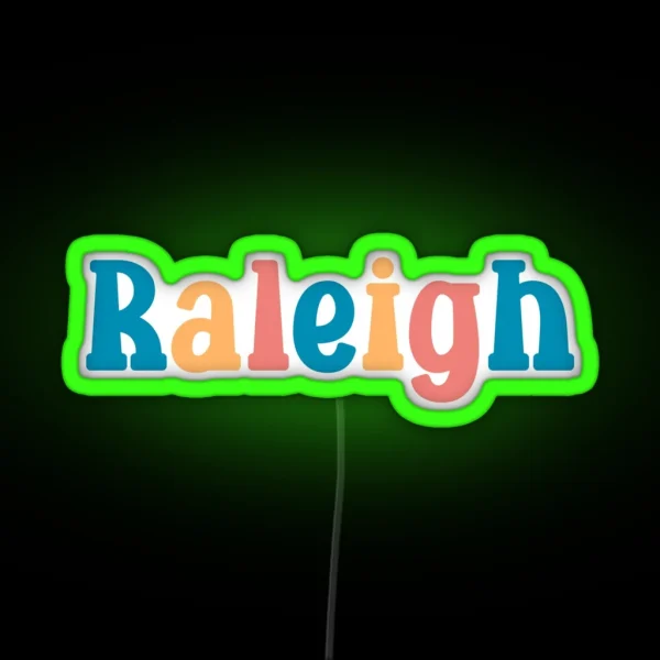 Raleigh RGB Neon Sign