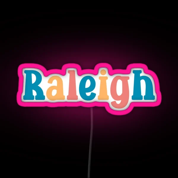 Raleigh RGB Neon Sign