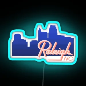 Raleigh Skyline RGB Neon Sign