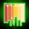 raleigh-skyline-silhouette-neon-rgb-green-sign