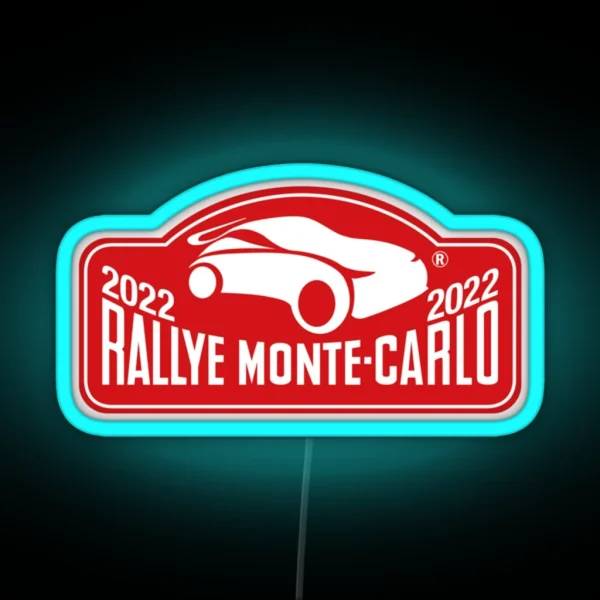 Rally Monte Carlo Classic Led RGB Neon Sign