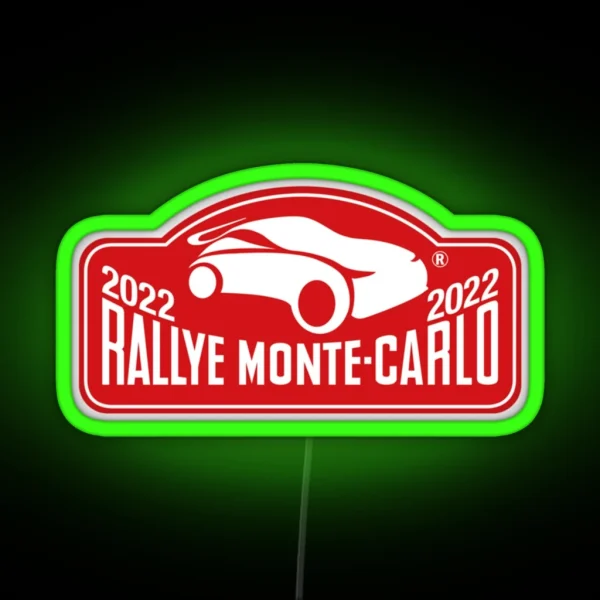 Rally Monte Carlo Classic Led RGB Neon Sign