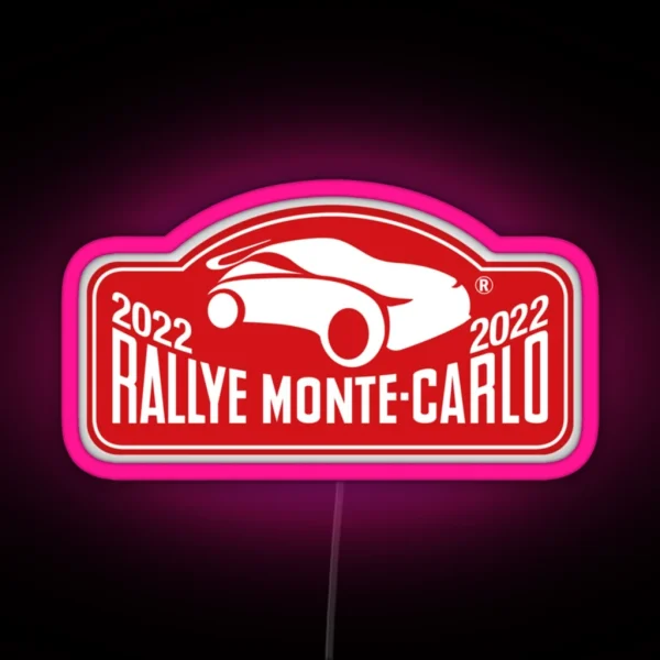 Rally Monte Carlo Classic Led RGB Neon Sign