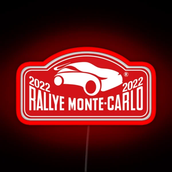 Rally Monte Carlo Classic Led RGB Neon Sign