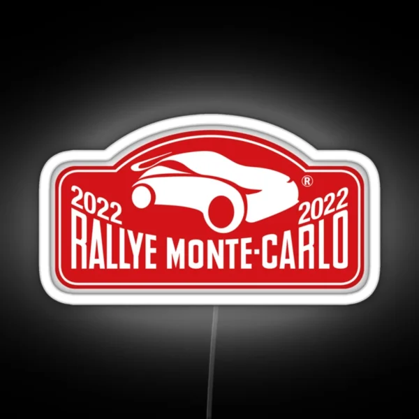 Rally Monte Carlo Classic Led RGB Neon Sign