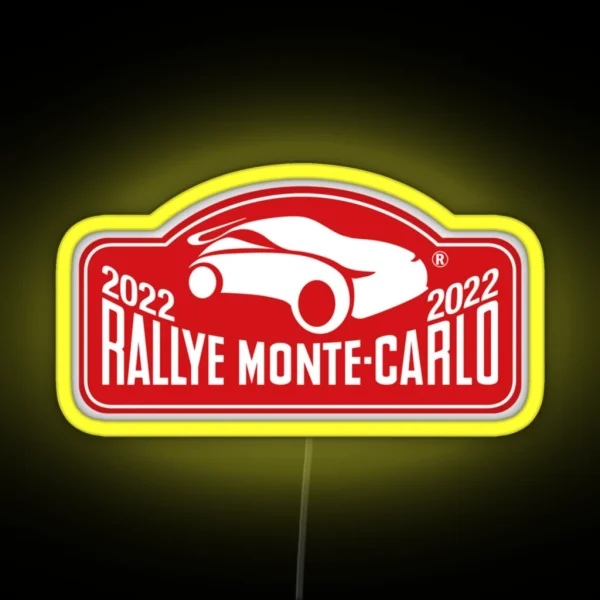 Rally Monte Carlo Classic Led RGB Neon Sign