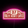 rallye monte carlo 1964 neon sign rgb pink