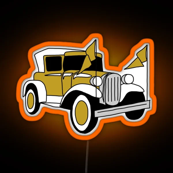 Ramblin Wreck Georgia Tech Car Led RGB Neon Sign