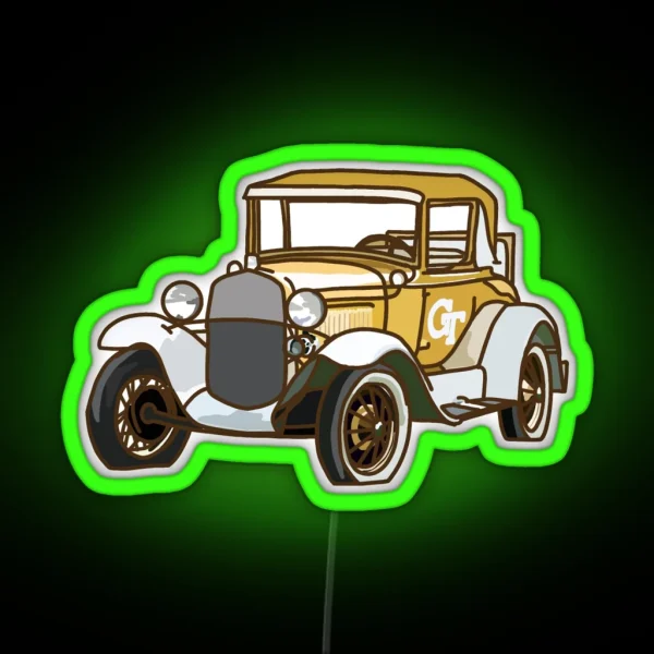 Ramblin Wreck RGB Neon Sign