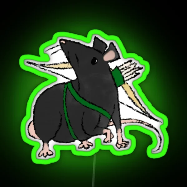 Ranger Rat Dandd Creatures RGB Neon Sign