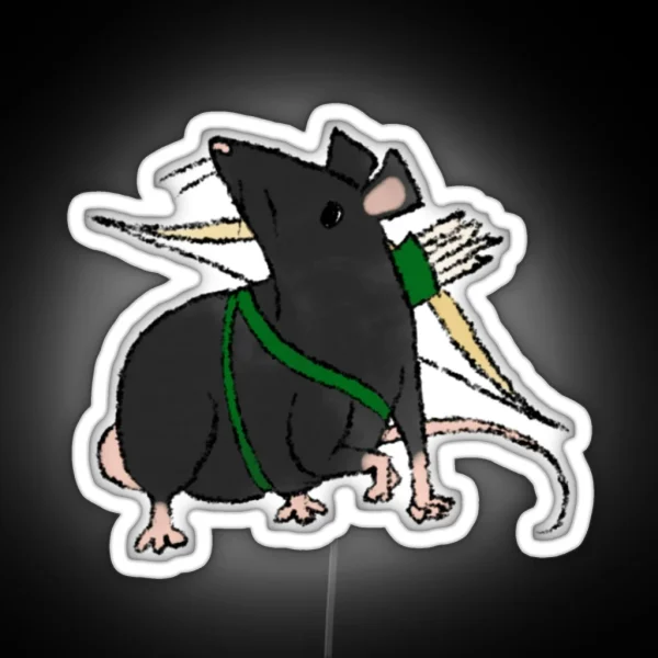 Ranger Rat Dandd Creatures RGB Neon Sign