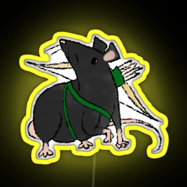 Ranger Rat Dandd Creatures RGB Neon Sign