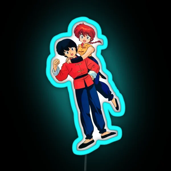 RANMA 1 2 EXCLUSIVE ILLUSTRATION RGB Neon Sign