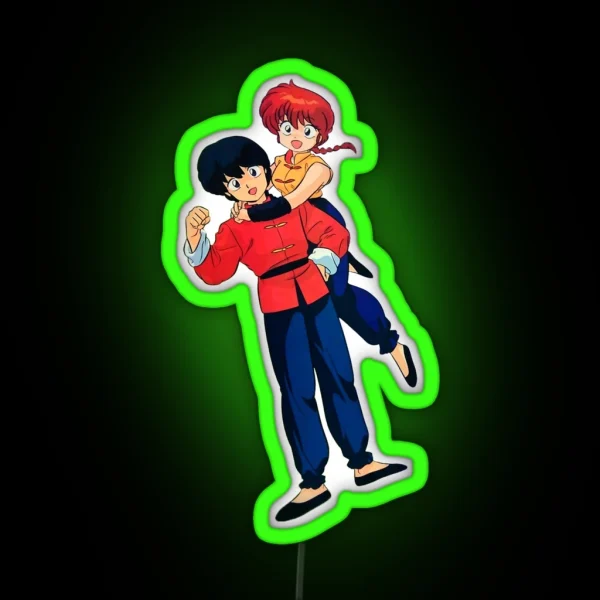 RANMA 1 2 EXCLUSIVE ILLUSTRATION RGB Neon Sign