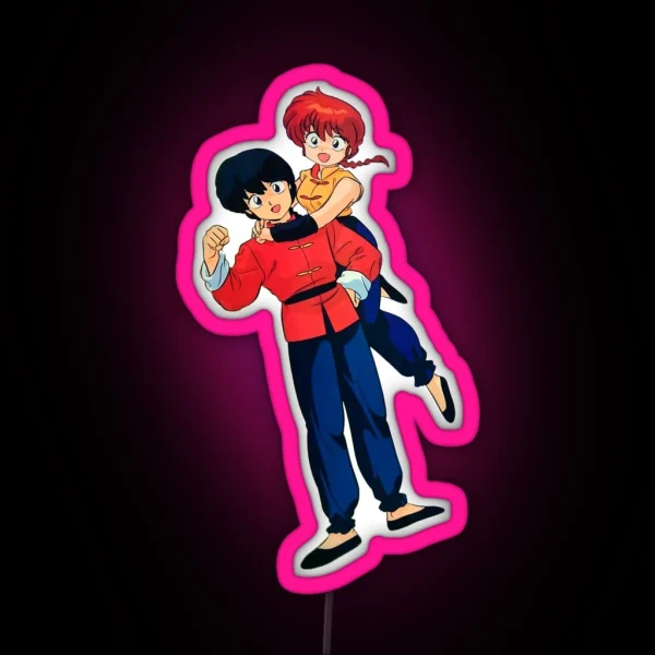 RANMA 1 2 EXCLUSIVE ILLUSTRATION RGB Neon Sign