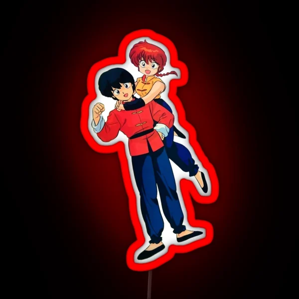 RANMA 1 2 EXCLUSIVE ILLUSTRATION RGB Neon Sign