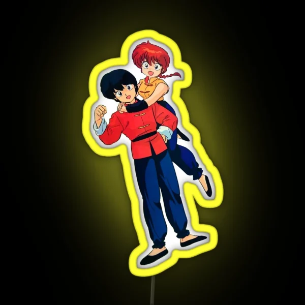 RANMA 1 2 EXCLUSIVE ILLUSTRATION RGB Neon Sign