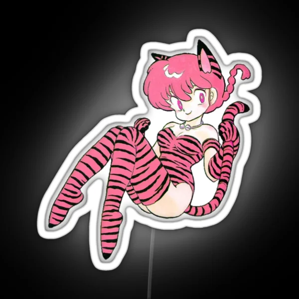 Ranma 1 2 Pink Tiger Ranma RGB Neon Sign