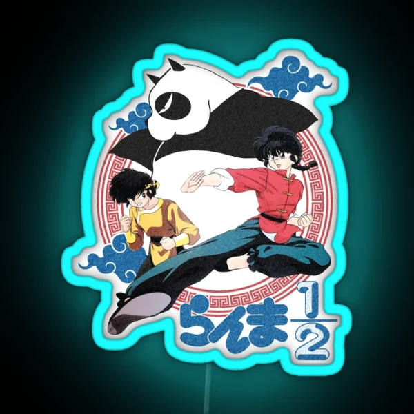 Ranma 1 2 RGB Neon Sign