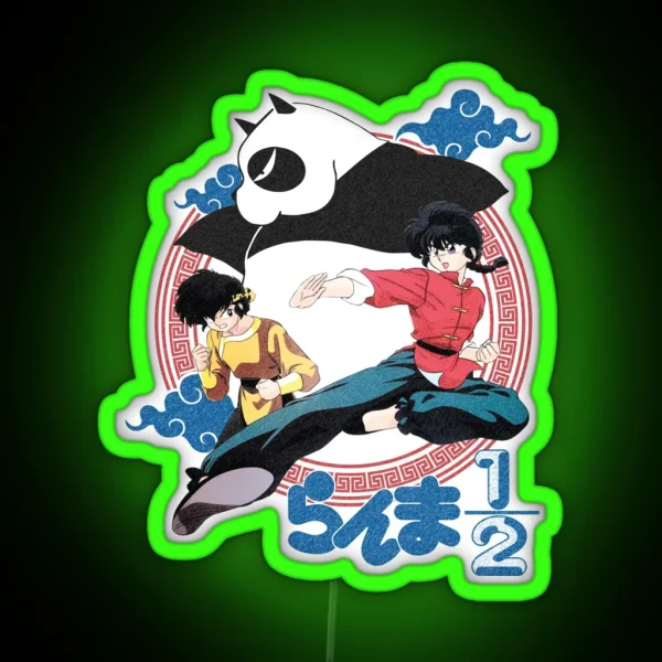 Ranma 1 2 RGB Neon Sign