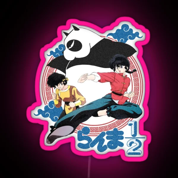 Ranma 1 2 RGB Neon Sign