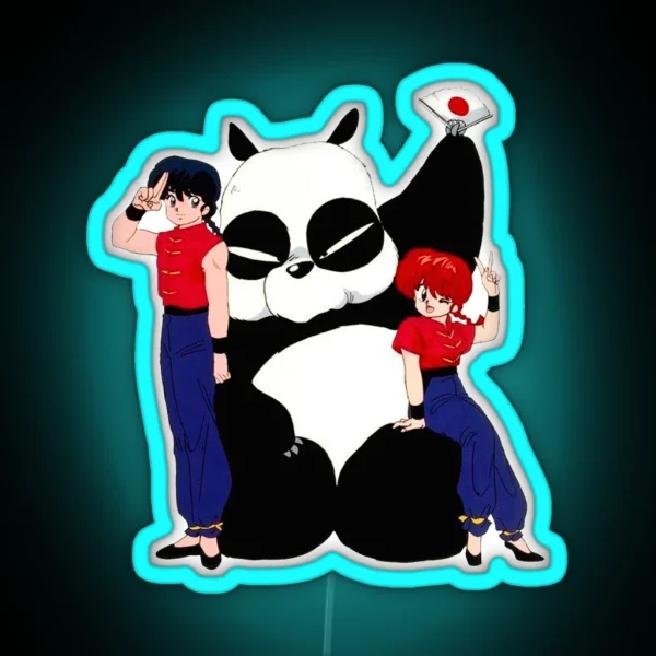 RANMA 1 2 RGB Neon Sign