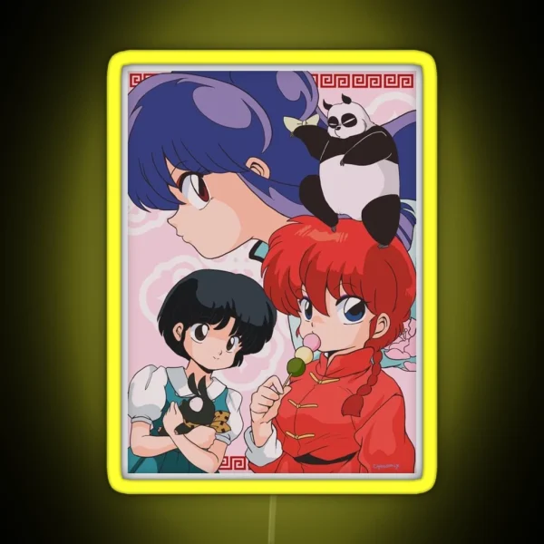 Ranma 1 2 RGB Neon Sign