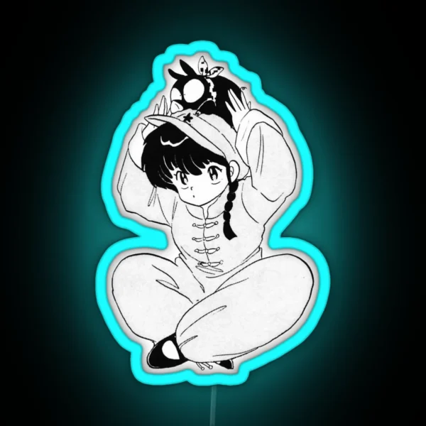 Ranma 1 2 RGB Neon Sign