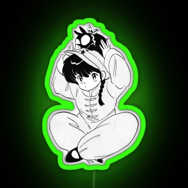 Ranma 1 2 RGB Neon Sign
