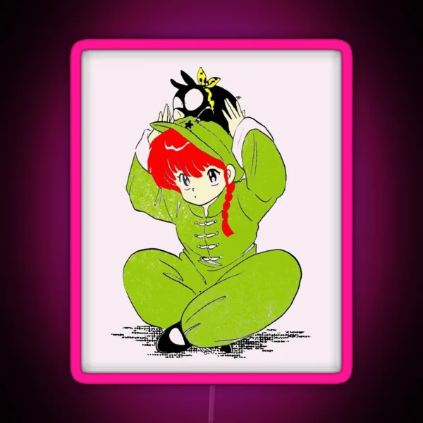 Ranma 1 2 RGB Neon Sign