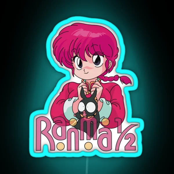 Ranma 1 2 RGB Neon Sign