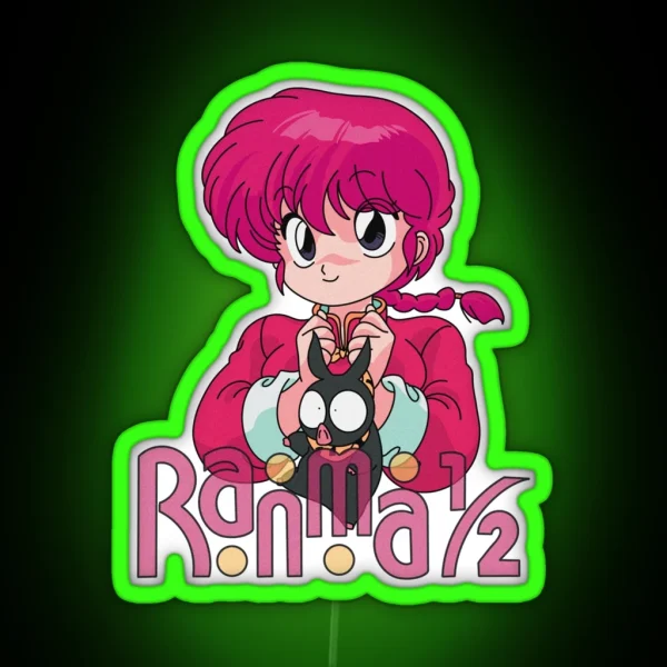 Ranma 1 2 RGB Neon Sign