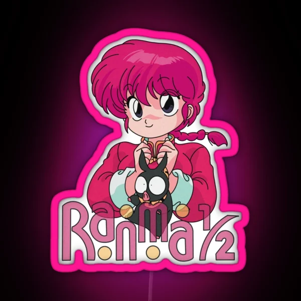 Ranma 1 2 RGB Neon Sign