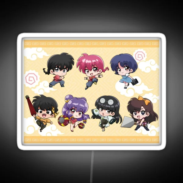 Ranma 1 2 Team Kawaii HD RGB Neon Sign