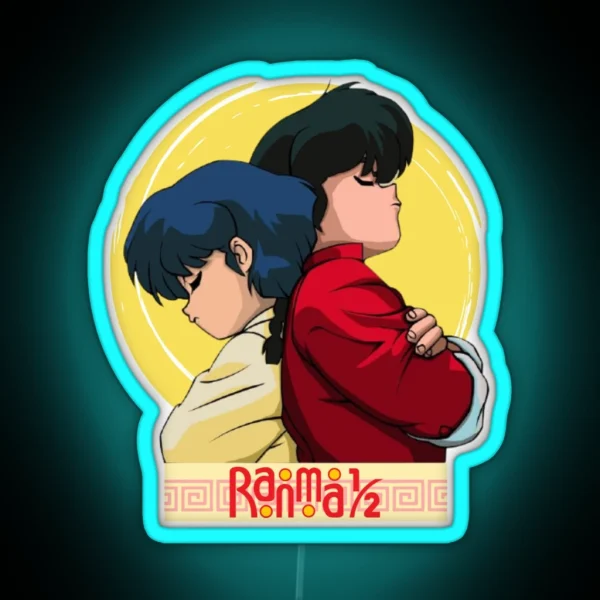 Ranma Akane Ranma 1 2 Anime ORIGINAL RGB Neon Sign