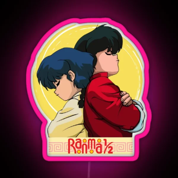 Ranma Akane Ranma 1 2 Anime ORIGINAL RGB Neon Sign