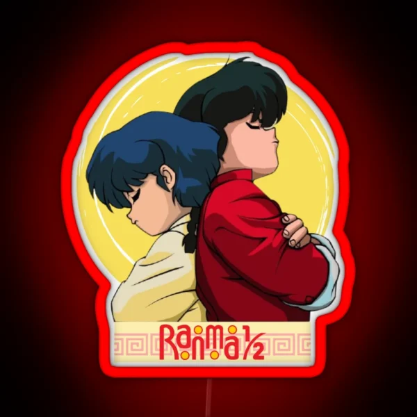 Ranma Akane Ranma 1 2 Anime ORIGINAL RGB Neon Sign
