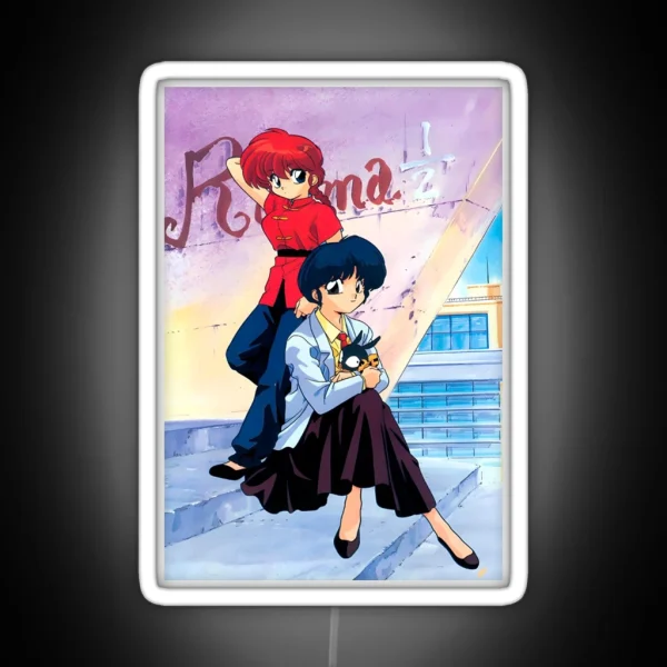 Ranma Akane Tendo And P Chan RGB Neon Sign