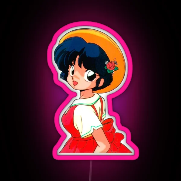 Ranma Akane Tendo RGB Neon Sign