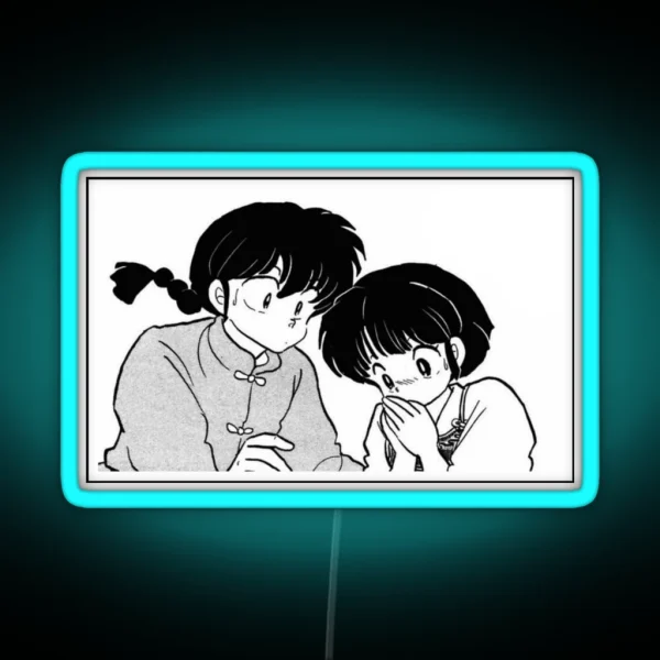 Ranma And Akane Couple Ranma 1 2 Special Edition 2021 RGB Neon Sign
