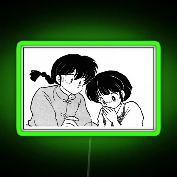 Ranma And Akane Couple Ranma 1 2 Special Edition 2021 RGB Neon Sign