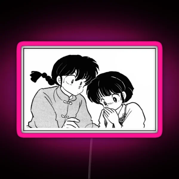 Ranma And Akane Couple Ranma 1 2 Special Edition 2021 RGB Neon Sign